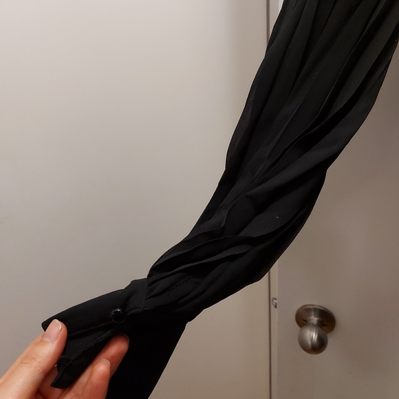 Mesh crop top - baloon sleves - Picture 3 of 5